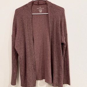 EUC American Eagle Soft & Sexy Knit Mauve Cardigan
